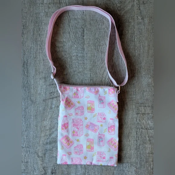 Loungefly Sanrio Hello Kitty And Friends Beverages Passport Crossbody Bag - Picture 3 of 8